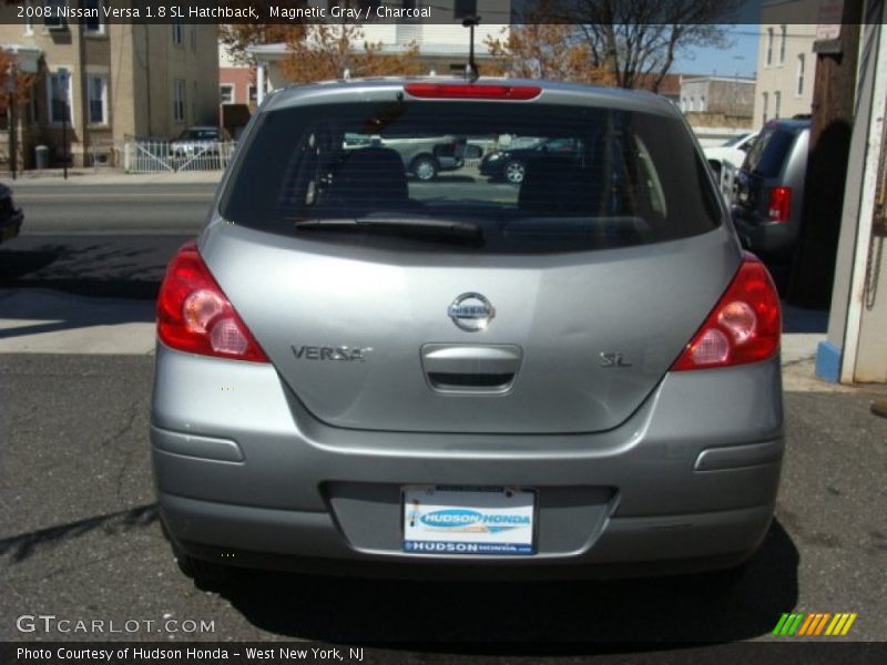 Magnetic Gray / Charcoal 2008 Nissan Versa 1.8 SL Hatchback