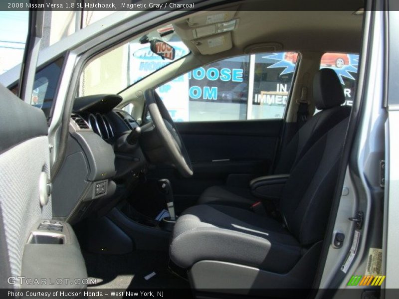 Magnetic Gray / Charcoal 2008 Nissan Versa 1.8 SL Hatchback