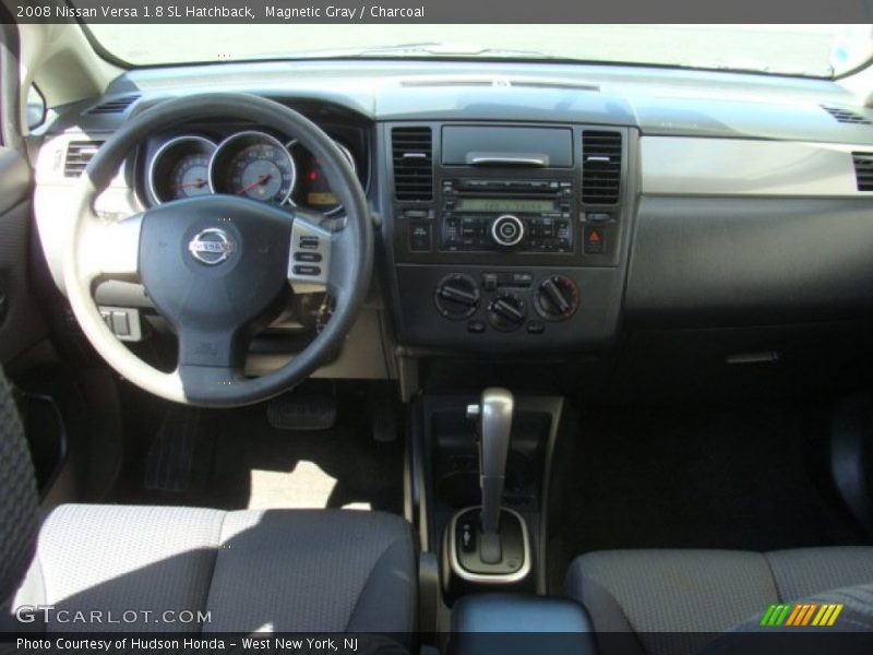 Magnetic Gray / Charcoal 2008 Nissan Versa 1.8 SL Hatchback