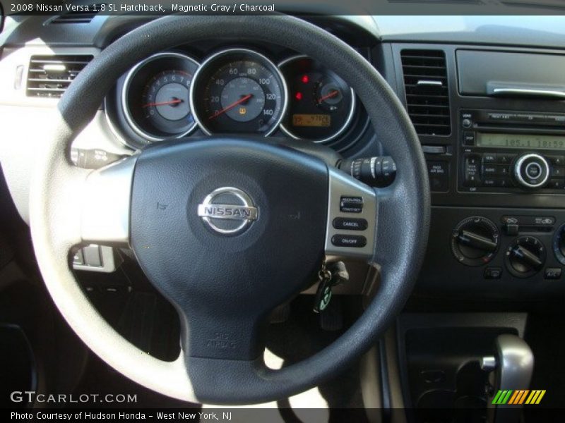 Magnetic Gray / Charcoal 2008 Nissan Versa 1.8 SL Hatchback