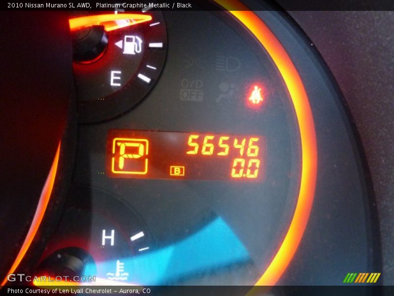 Platinum Graphite Metallic / Black 2010 Nissan Murano SL AWD