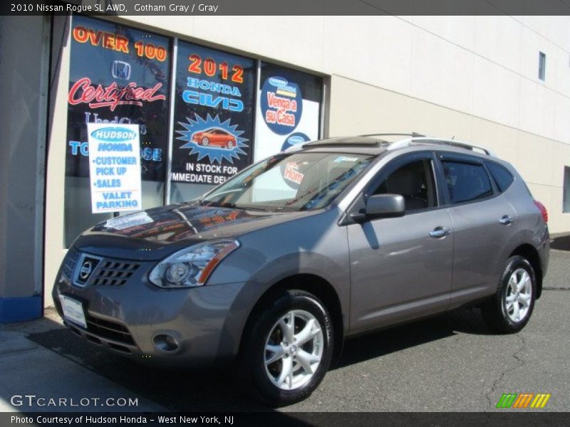 Gotham Gray / Gray 2010 Nissan Rogue SL AWD