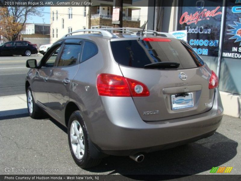 Gotham Gray / Gray 2010 Nissan Rogue SL AWD
