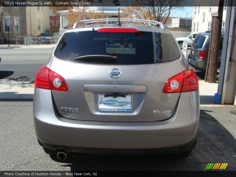 Gotham Gray / Gray 2010 Nissan Rogue SL AWD