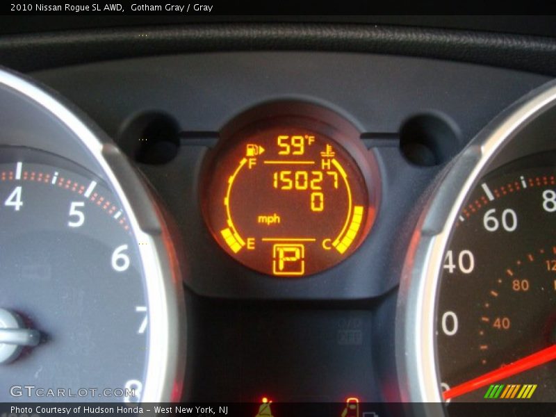 Gotham Gray / Gray 2010 Nissan Rogue SL AWD