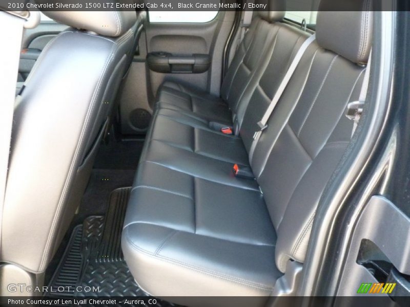 Black Granite Metallic / Ebony 2010 Chevrolet Silverado 1500 LTZ Extended Cab 4x4