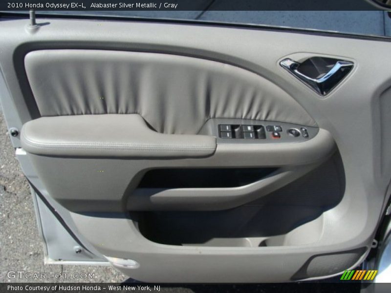 Alabaster Silver Metallic / Gray 2010 Honda Odyssey EX-L