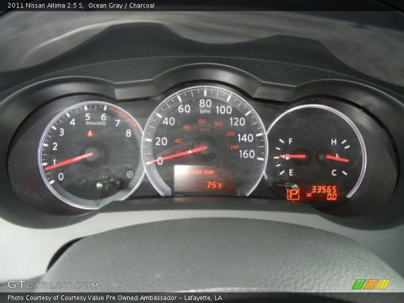 Ocean Gray / Charcoal 2011 Nissan Altima 2.5 S