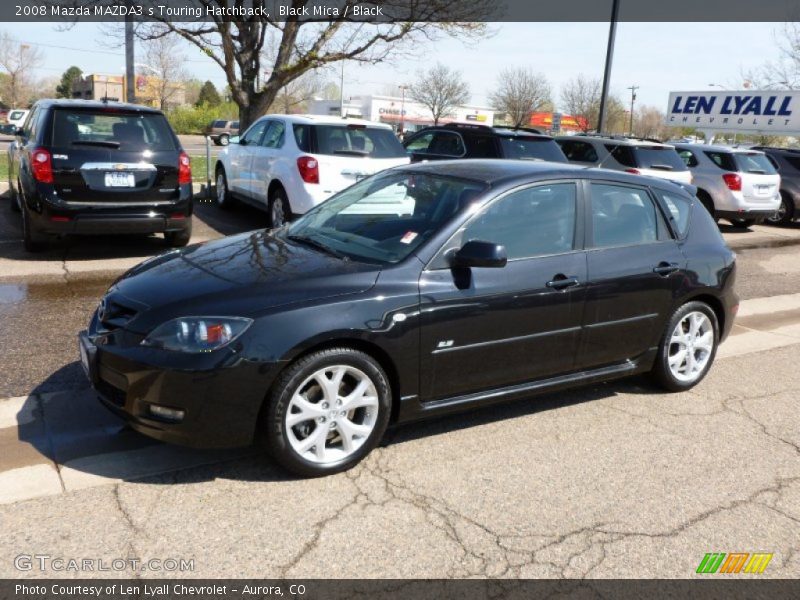 Black Mica / Black 2008 Mazda MAZDA3 s Touring Hatchback