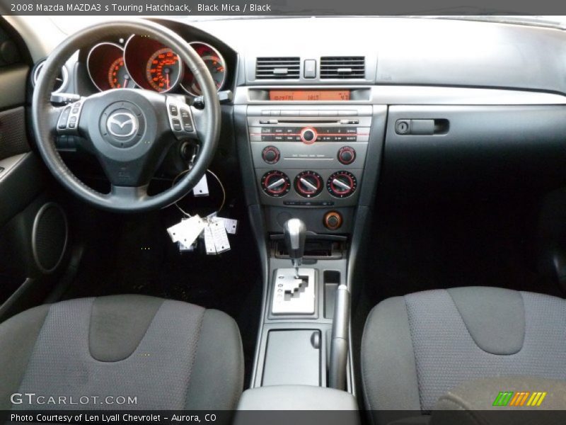 Black Mica / Black 2008 Mazda MAZDA3 s Touring Hatchback
