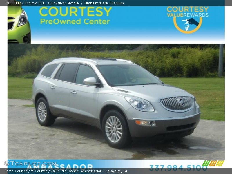Quicksilver Metallic / Titanium/Dark Titanium 2010 Buick Enclave CXL