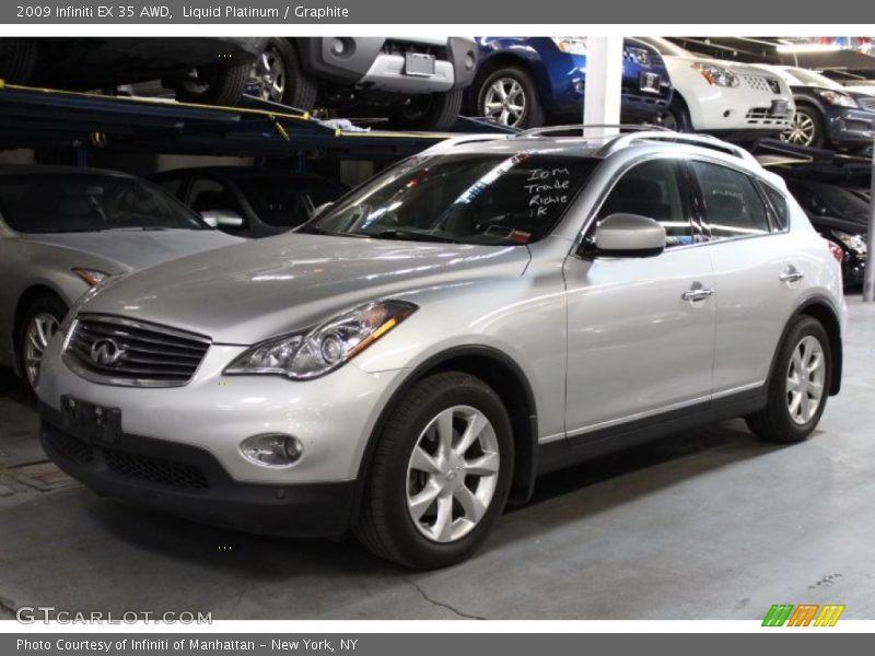 Liquid Platinum / Graphite 2009 Infiniti EX 35 AWD