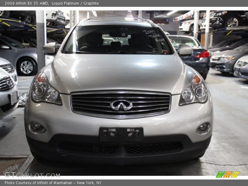 Liquid Platinum / Graphite 2009 Infiniti EX 35 AWD