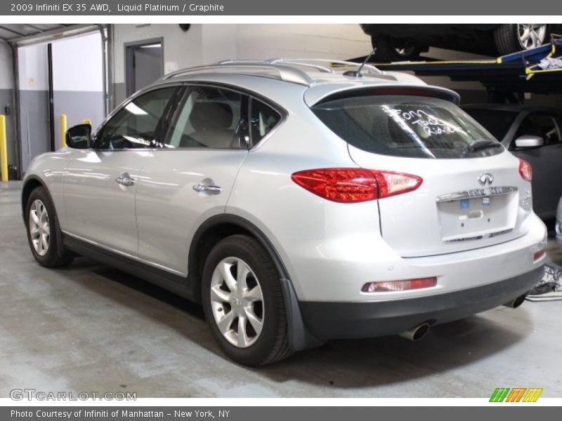 Liquid Platinum / Graphite 2009 Infiniti EX 35 AWD