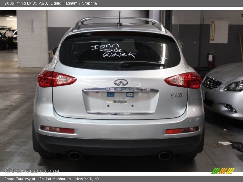 Liquid Platinum / Graphite 2009 Infiniti EX 35 AWD
