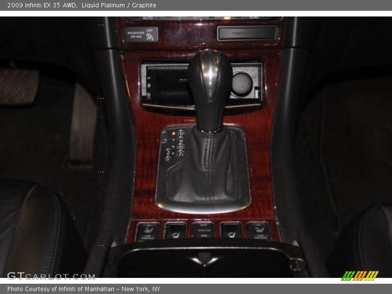 Liquid Platinum / Graphite 2009 Infiniti EX 35 AWD
