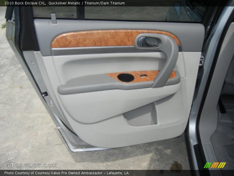 Quicksilver Metallic / Titanium/Dark Titanium 2010 Buick Enclave CXL