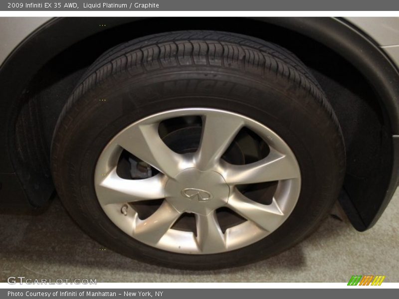 Liquid Platinum / Graphite 2009 Infiniti EX 35 AWD