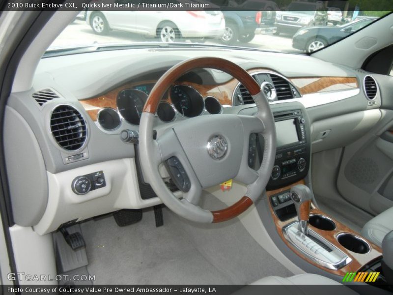 Quicksilver Metallic / Titanium/Dark Titanium 2010 Buick Enclave CXL