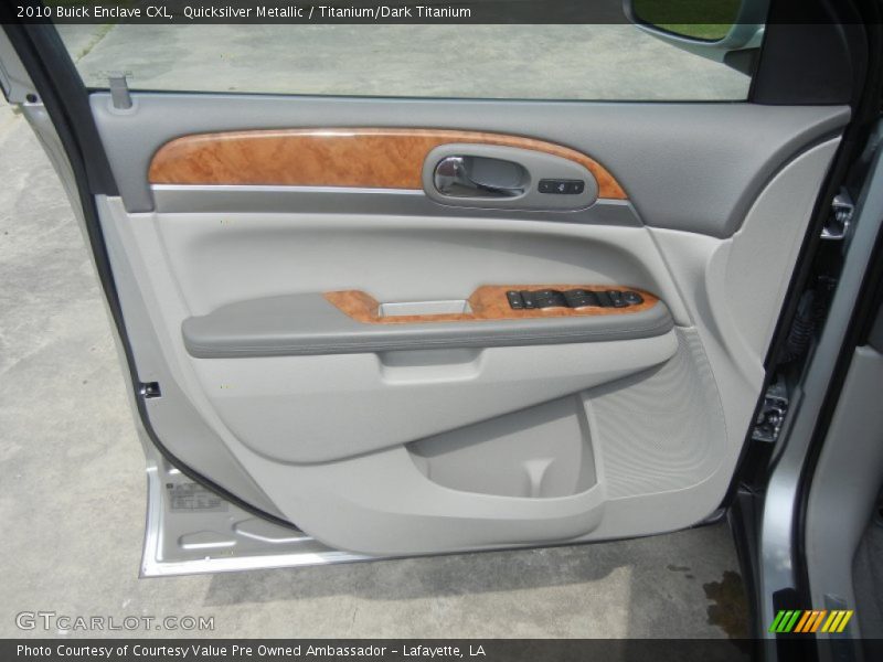 Quicksilver Metallic / Titanium/Dark Titanium 2010 Buick Enclave CXL