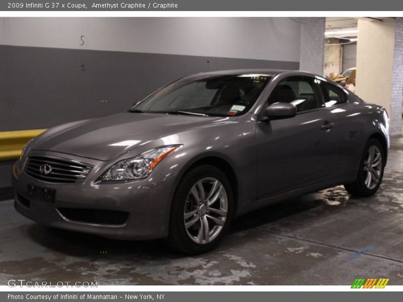 Amethyst Graphite / Graphite 2009 Infiniti G 37 x Coupe