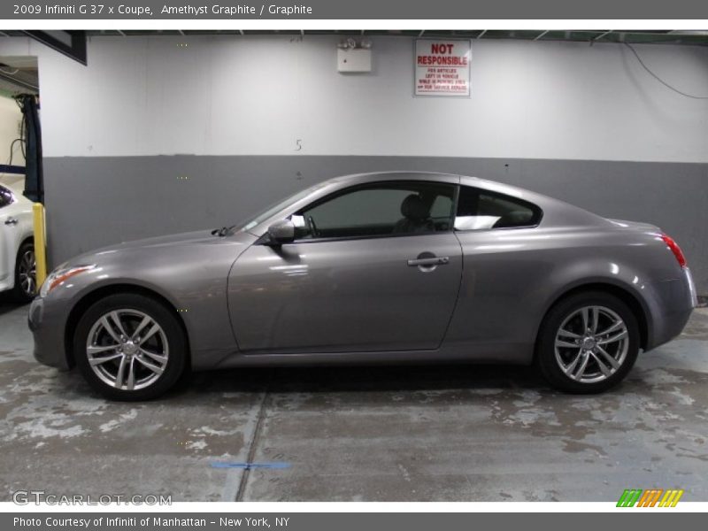 Amethyst Graphite / Graphite 2009 Infiniti G 37 x Coupe