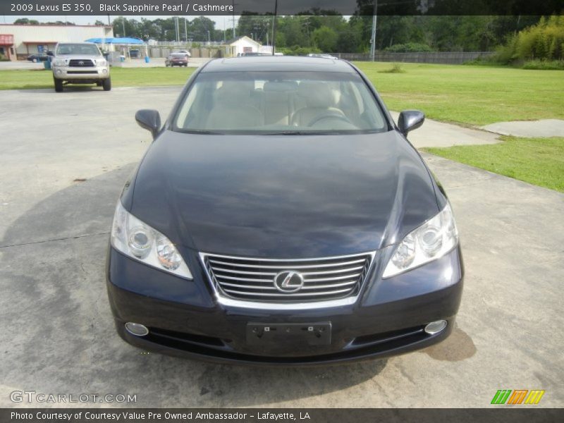 Black Sapphire Pearl / Cashmere 2009 Lexus ES 350
