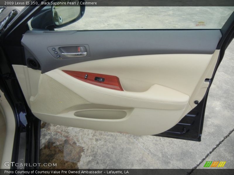 Black Sapphire Pearl / Cashmere 2009 Lexus ES 350
