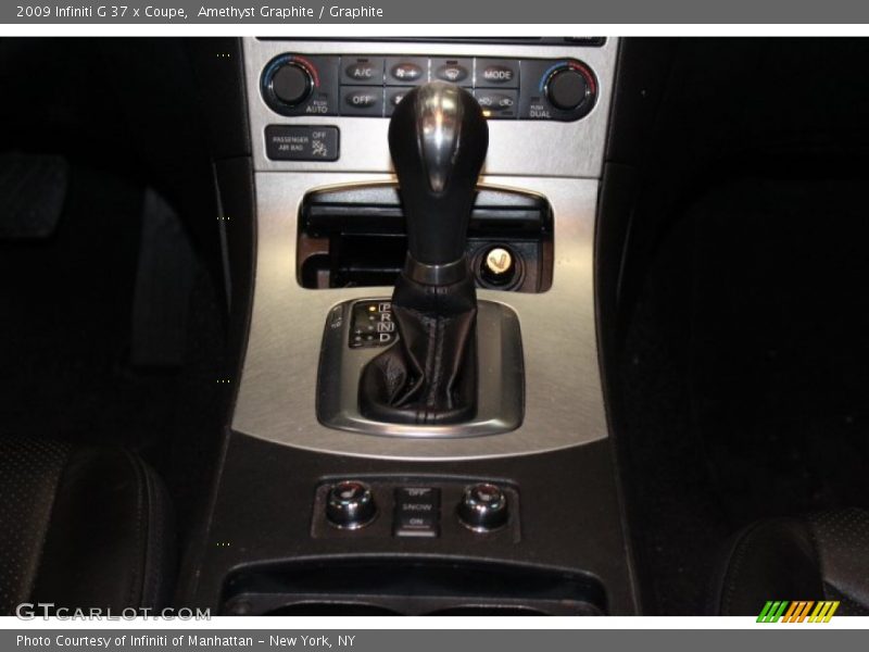 Amethyst Graphite / Graphite 2009 Infiniti G 37 x Coupe