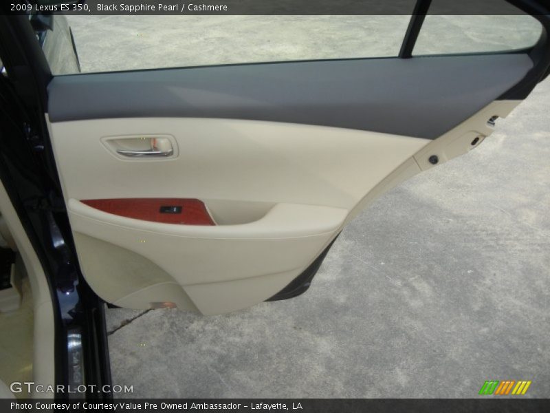 Black Sapphire Pearl / Cashmere 2009 Lexus ES 350