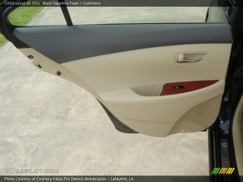 Black Sapphire Pearl / Cashmere 2009 Lexus ES 350