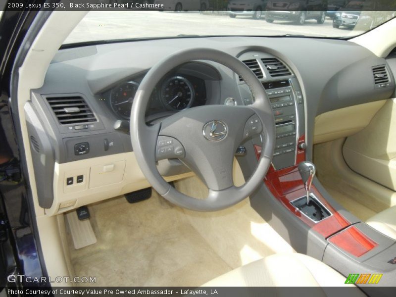 Black Sapphire Pearl / Cashmere 2009 Lexus ES 350