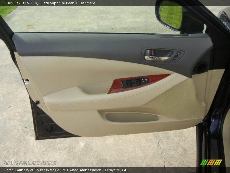 Black Sapphire Pearl / Cashmere 2009 Lexus ES 350
