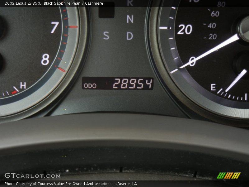 Black Sapphire Pearl / Cashmere 2009 Lexus ES 350