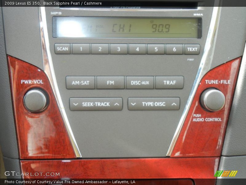 Black Sapphire Pearl / Cashmere 2009 Lexus ES 350