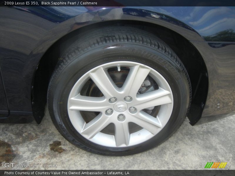 Black Sapphire Pearl / Cashmere 2009 Lexus ES 350