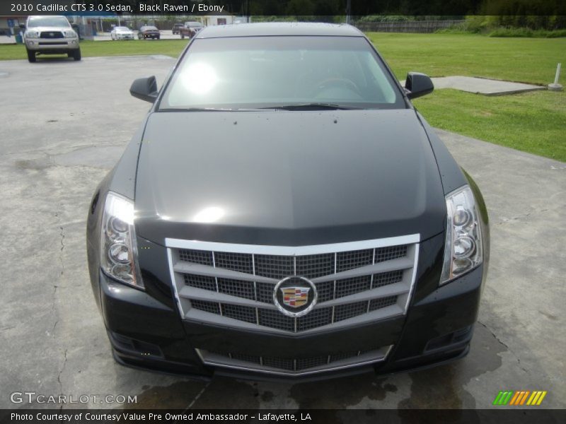 Black Raven / Ebony 2010 Cadillac CTS 3.0 Sedan