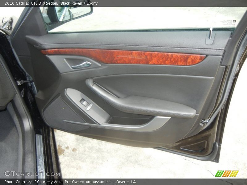 Black Raven / Ebony 2010 Cadillac CTS 3.0 Sedan