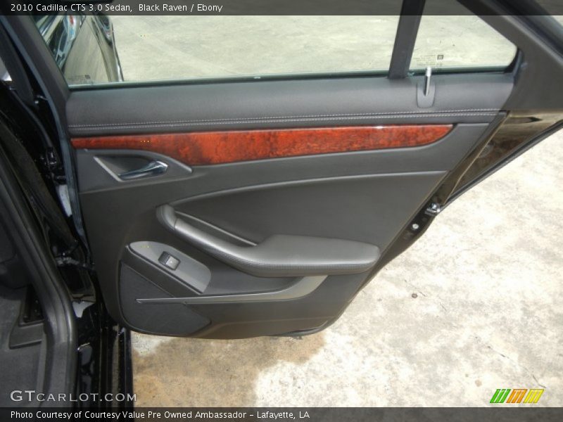 Black Raven / Ebony 2010 Cadillac CTS 3.0 Sedan