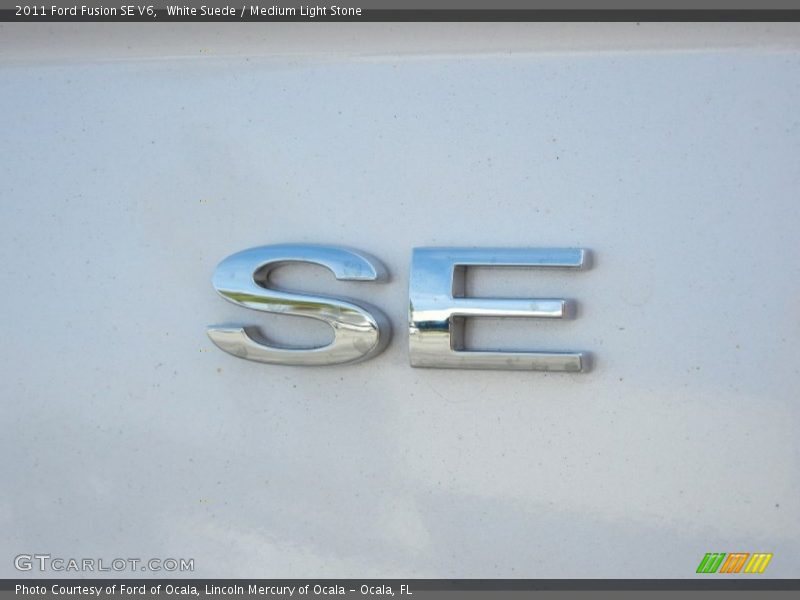 White Suede / Medium Light Stone 2011 Ford Fusion SE V6