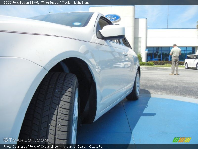 White Suede / Medium Light Stone 2011 Ford Fusion SE V6