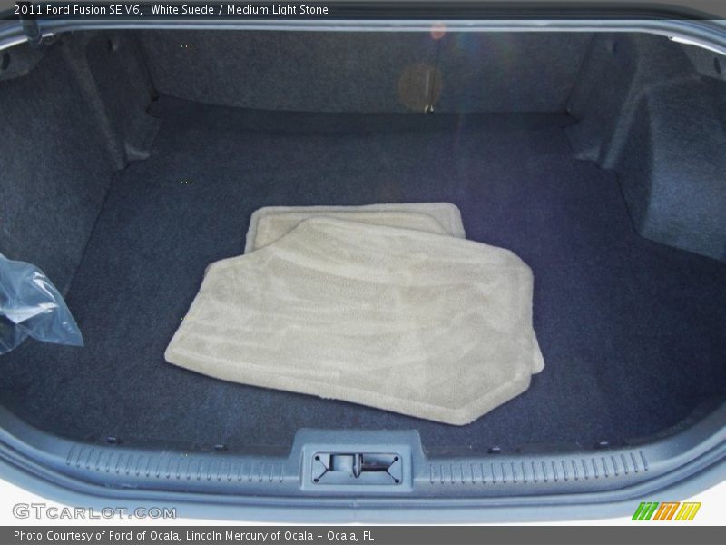 White Suede / Medium Light Stone 2011 Ford Fusion SE V6