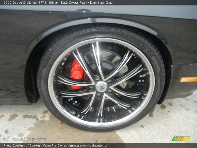 Brilliant Black Crystal Pearl / Dark Slate Gray 2010 Dodge Challenger SRT8