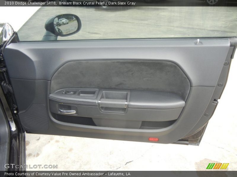 Brilliant Black Crystal Pearl / Dark Slate Gray 2010 Dodge Challenger SRT8