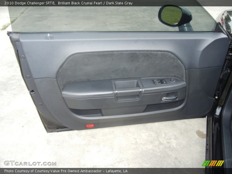 Brilliant Black Crystal Pearl / Dark Slate Gray 2010 Dodge Challenger SRT8