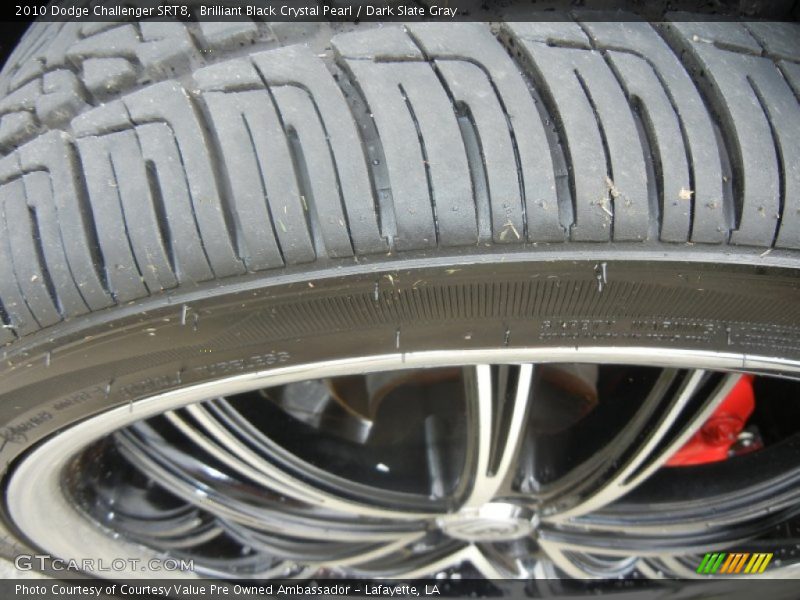 Brilliant Black Crystal Pearl / Dark Slate Gray 2010 Dodge Challenger SRT8