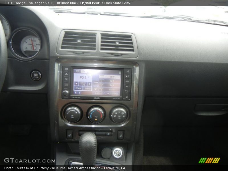 Brilliant Black Crystal Pearl / Dark Slate Gray 2010 Dodge Challenger SRT8