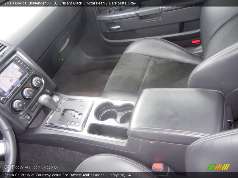 Brilliant Black Crystal Pearl / Dark Slate Gray 2010 Dodge Challenger SRT8