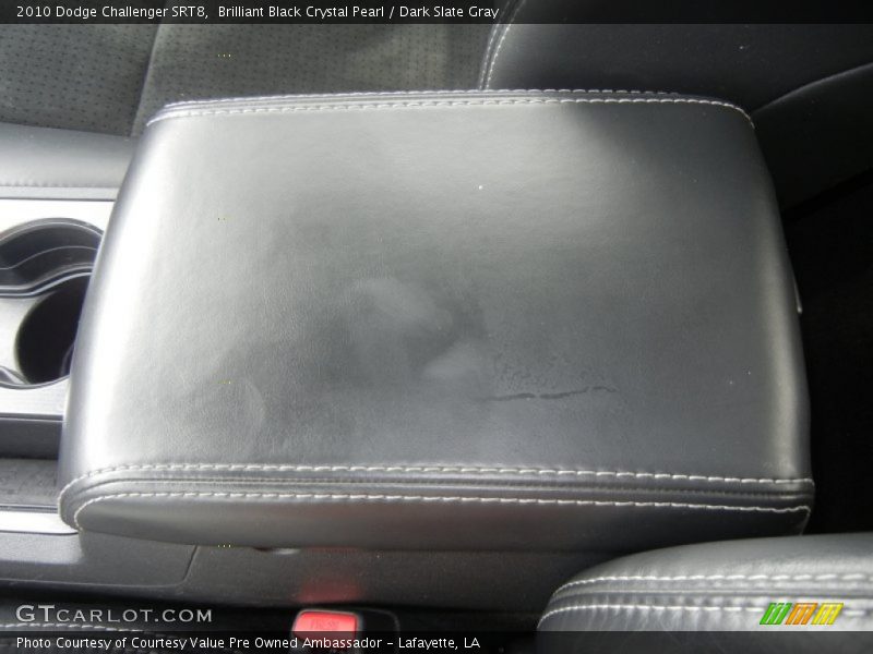 Brilliant Black Crystal Pearl / Dark Slate Gray 2010 Dodge Challenger SRT8
