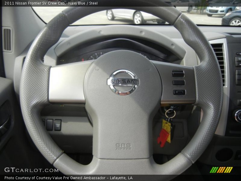 Navy Blue / Steel 2011 Nissan Frontier SV Crew Cab
